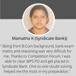 Competition Forum is the best institute for bank exam training